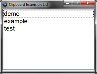 Picture of ClipBoard Extension